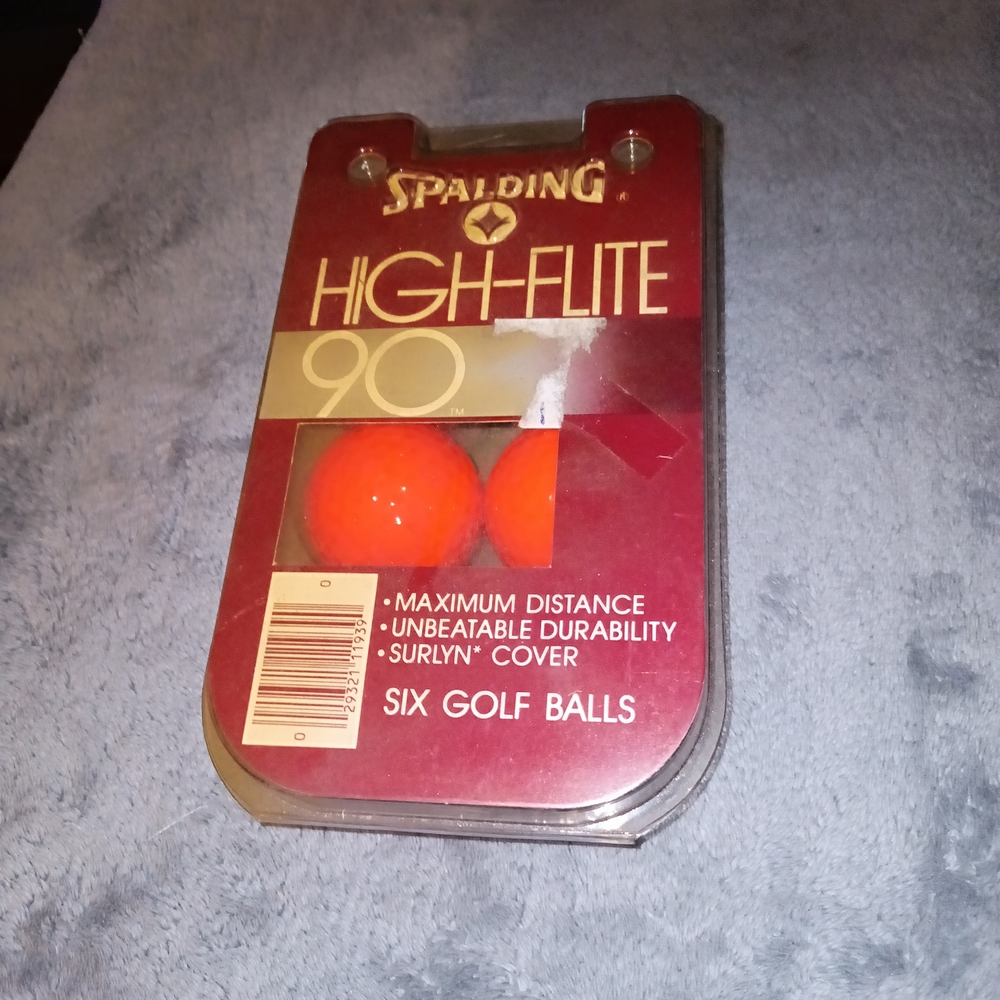 Spalding High-Flite 90 Orange/White Golf Balls